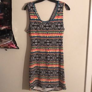 Cute colorful midi dress